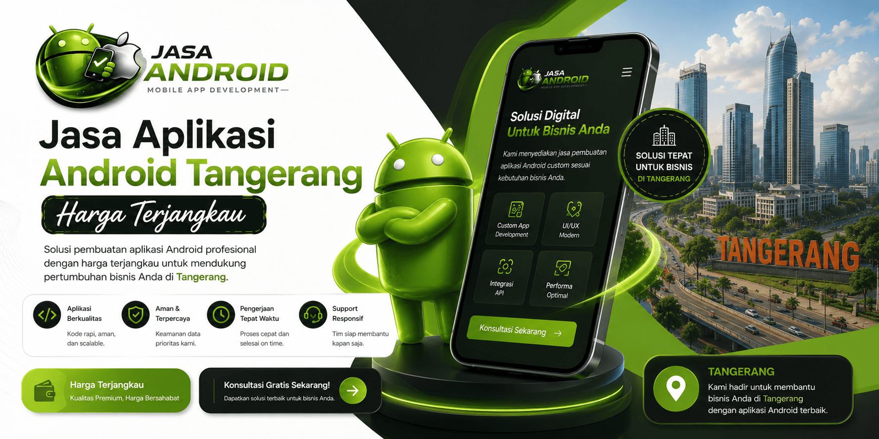 Jasa Aplikasi Android Tangerang Harga Terjangkau untuk Bisnis Modern dan Profesional